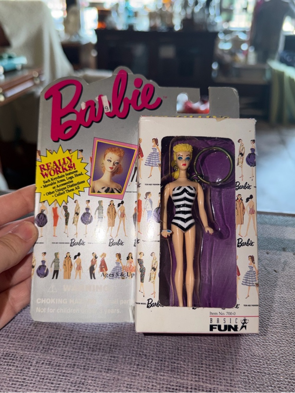 Vintage Barbie Original Barbie Keychain!